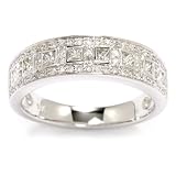 Kobelli 5/8 cttw Princess and Round Diamond Ba
