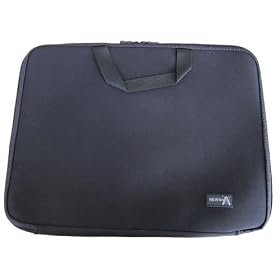 NEWLink 17.4" Black Neoprene Widescreen Laptop Sleeve