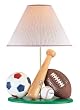 Lite Source 3AS40107 Allsport Lamp, Green Base