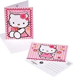Hello Kitty 8 Invitations and Thank You Notes
