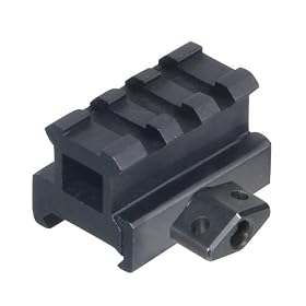 UTG Medium Profile Riser Mount with 3 slots
