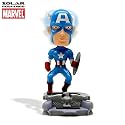 Marvel Comic Captain America Solar Powered Bobble Head