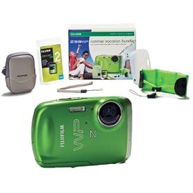Fujifilm FinePix Z33WP Summer Vacation Camera Package Waterproof digital camera, 2 cases, 2GB memory card, and floating strap Fujifilm FinePix Z33WP Summer Vacation Camera Package Waterproof digital camera, 2 cases, 2GB memory card, and floating strap