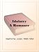 Idolatry A Romance