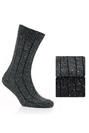 2 Pairs of North Coast Marl Socks with Wool