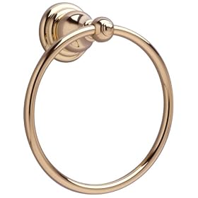 American Standard 8040.190.099 Prairie Field Towel Ring, Polished Brass
