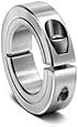 Climax Metal 1C-037-Z One-Piece Clamping Collar, Zinc Plating, Steel, 3/8" Bore, 7/8" OD, 3/8" Width