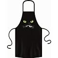 mit sexy Katzen Augen Schwarze Katze Sch�rze f�r Katzenfreund one Size Fb schwarz