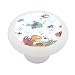 Silly Fish Decorative High Gloss Ceramic Drawer Knob