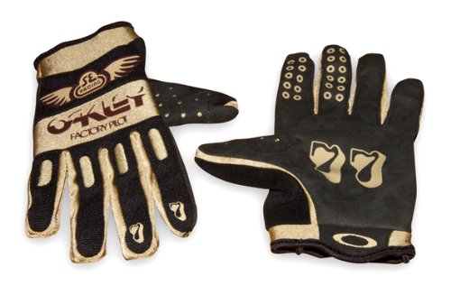 Oakley Factory Pilot Glove SE Bikes Edition [Gold Color/Size S]