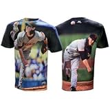 MLB Boy's San Francisco Giants Tim Lincecum Sublimated High Definition Photo Tee Shirt (Giants, X-Large)