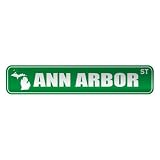  ANN ARBOR ST  STREET SIGN USA CITY MICHIGAN
