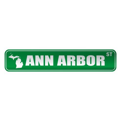 ANN ARBOR ST STREET SIGN USA CITY MICHIGAN