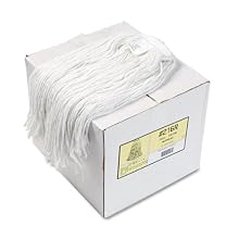 Unisan 216R 16 oz Mop, Rayon Fiber, Premium Standard Cut-End Wet Mop Head (Case of 12)