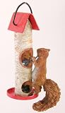 Squirrel at Feeder Christmas Ornament
