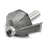 uxcell　1/2" x 1-1/4" 45 面ルータ　ビット　カッター　ツール　カーペンター