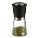 STOHA DESIGN 037753 Gewürzmühle, Edelstahl, Kunststoff, Glas, schwarz