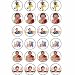 from Mr Tumble Mr Tumble style 24 Edible Wafer Paper Fairy/Cup Cake Toppers on an A4 sheet - Birthday Cake and Party Idea