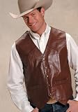 Roper Saguaro West Goat Leather Vest