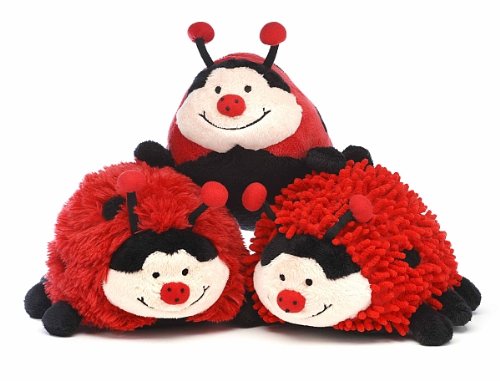 Detail image Multi Pet International 300-16460 Multi Pet Lucky Lady Bugs Dog Toy 8in Assorted Colors