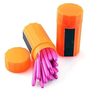 Jackie 20 Packs Portable Extra-large Head Windproof Waterproof Matches