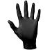 SAS Safety 66519 Raven Powder-Free Disposable Black Nitrile 6 Mil Gloves, Extra Large, 100 Gloves by Weight