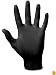 SAS Safety 66518 Raven Powder-Free Disposable Black Nitrile 6 Mil Gloves, Large, 100 Gloves by Weight