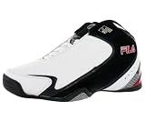 Fila Men's Rimshot Basketball Shoe Black, Red, White