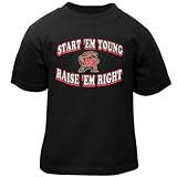 Maryland Terrapins Infant Black Start 'Em Young T-shirt