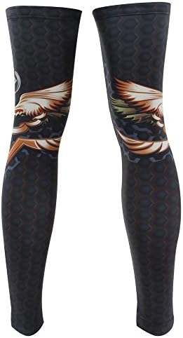 Spoz Cycling Running Basketball Compression Trend Breathable Leg Sleeves Legwarmers L_S_027 XXXL