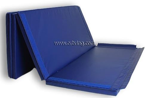 Premier Duo Gymnastics Mat 2' Panel 4'X8'X2 3/8" with Hook/Loop V-4 Blue