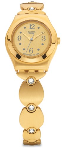 41hLqsHtoeL Swatch Ysg126g Discrete Stone Ladies Watch
