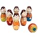 Wooden Monkey Bowling Set