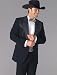 Circle S Traditional Western Tuxedo Coat in Black