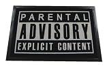 Produkt-Bild: Parental advisory explicit content Fu&szlig;matte - Fu&szlig;matte