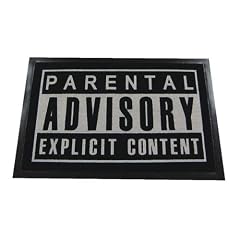 Parental advisory explicit content Fu�matte - Fu�matte
