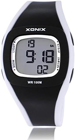 Wome's Multifunctional Digital Watches LED Alarm Waterproof Wrist Watch with Chronograph Chime