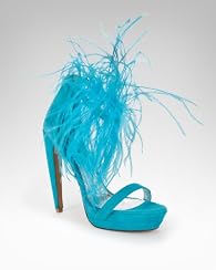 Giselle Feather Suede Sandal