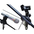 MIKROFONST�NDER (MIT KLEMME + GALGEN) MIKROFON/MIKROPHON ST�NDER STATIV (+ MIKROFONKLEMME + MIKROFONKLAMMER) - MIKRO/MICRO MIKROPHONST�NDER MIKROST�NDER MIC STAND - MODELL: MS4