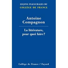 La litt�rature, pour quoi faire ?