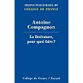 La litt�rature, pour quoi faire ?