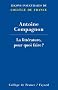 La litt�rature, pour quoi faire ?