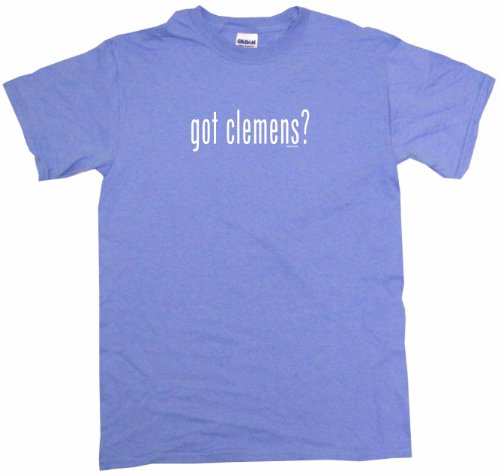 got clemens? Men's Tee Shirt Large-Light Blue