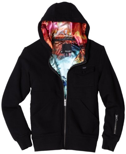 Volcom Boys 8-20 Gomer Lined Youth Basic Fit Hoodie, Black, Medium Volcom Boys 8-20 Gomer Lined Youth Basic Fit Hoodie, Black, Medium