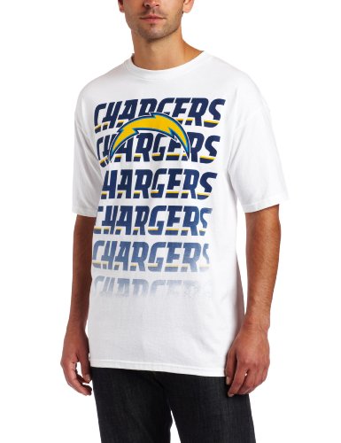 NFL Men's San Diego Chargers All Time Great III Short Sleeve Basic Tee (White, X-Large)