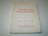 American philosophy : supplement to philosophy, 1985