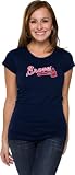 Atlanta Braves Women's Primary Logo Fashion Cap Sleeve Tee