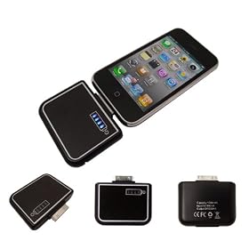 Portable Emergency Battery Charger for Apple iPhone 3G 3GS (1000 MAH)