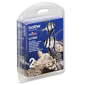 Lc-1000 Black Ink Cartridge Twin Pack