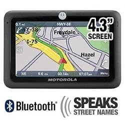 Motorola MOTONAV TN30 4.3-Inch Bluetooth Portable GPS Navigator